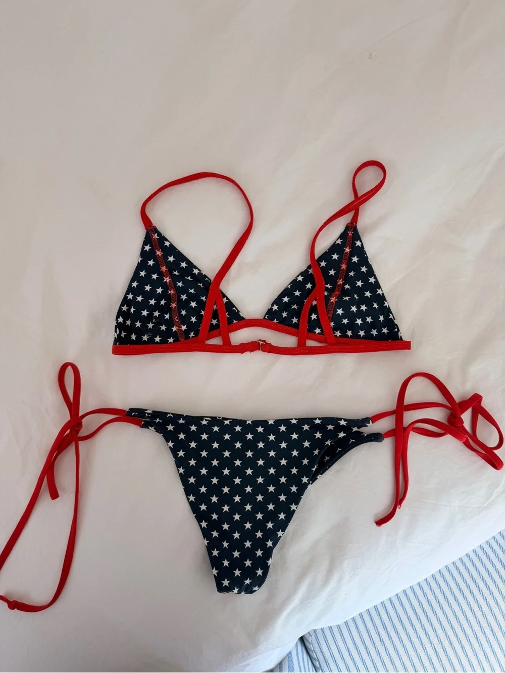 Frankie’s Bikinis Star Print Bikini